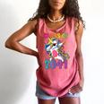 Class Of 2041 Girls Dabbing Unicorn Grow With Me Comfort Colors Tank Top Watermelon