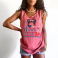 Hawk Tush Messy Bun Hawk Tuah 24 Spit On That Thing Comfort Colors Tank Top Watermelon