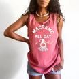 Macrame All Day Craft Boho Lover Rope Tassels Cord Comfort Colors Tank Top Watermelon