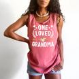 One Loved Grandma Cute Comfort Colors Tank Top Watermelon