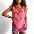 Taylor First Name I Love Taylor Girl With Heart Comfort Colors Tank Top Watermelon