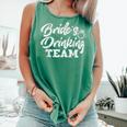 Brides Drinking Team Bachelorette Party Women Comfort Colors Tank Top Light Green