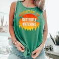 Butterfly Watching Addicted To Butterfly Watching Comfort Colors Tank Top Light Green