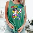 Dabbing 5Th Grade Unicorn Graduation Class Of 2021 Nailed It Comfort Colors Tank Top Light Green