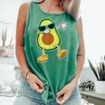 The Dabbing Avocado Plant Green Food Lover Comfort Colors Tank Top Light Green