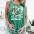 Not 4Th July Until My Wiener Come Out Hotdog Women Comfort Colors Tank Top Light Green