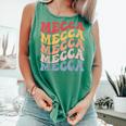 Mecca Groovy Muslim Saudi Arabia Comfort Colors Tank Top Light Green