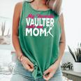 Pole Vaulter My Favorite Vaulter Calls Me Mom Pole Vault Comfort Colors Tank Top Light Green