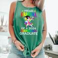 Proud Grandma Of A 2024 Preschool Graduate Unicorn Dab Comfort Colors Tank Top Light Green