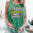 Proud Superhero Of A 2024 Boys Girls Pre-K Crew Graduation Comfort Colors Tank Top Light Green