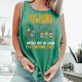 Science Physicist Chemist Teacher Vintage Comfort Colors Tank Top Light Green