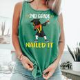 Second 2Nd Grade Nailed It Graduated Black Boy Class Of 2022 Comfort Colors Tank Top Light Green