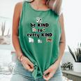 Vegan Be Kind To Every Kind Animals Veganism Comfort Colors Tank Top Light Green