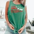 Wife Mom Teacher Superhero Mother's Day Educator Pre K Teach Comfort Colors Tank Top Light Green