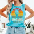 5Th Grade Nailed It Graduation Dab 2021 Graduation Comfort Colors Tank Top Lagoon