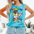 Dabbing 5Th Grade Unicorn Graduation Class Of 2021 Nailed It Comfort Colors Tank Top Lagoon