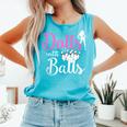Dolls With Balls Bowling Girls Trip Team Bowler Comfort Colors Tank Top Lagoon