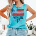 Patriotic Af American Flag 4Th Of July Men Comfort Colors Tank Top Lagoon