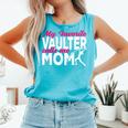 Pole Vaulter My Favorite Vaulter Calls Me Mom Pole Vault Comfort Colors Tank Top Lagoon