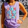Boom Bitch Get Out The Way Happy Face 4Th Of July Comfort Colors Tank Top Violet
