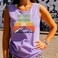 Butterfly Watching For Women Butterfly Watching Guy Comfort Colors Tank Top Violet