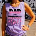 Dad And Mom Of The Birthday Girl Family Matching Party Comfort Colors Tank Top Violet