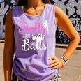 Dolls With Balls Bowling Girls Trip Team Bowler Comfort Colors Tank Top Violet