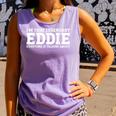Eddie Personal Name Girl Eddie Comfort Colors Tank Top Violet