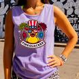 Firequacker 4Th Of July Rubber Duck Usa Flag Comfort Colors Tank Top Violet