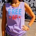 Free Af Patriotic American 4Th Of July Men Comfort Colors Tank Top Violet