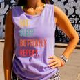 Butterfly Watching Eat Sleep Butterfly Watching Comfort Colors Tank Top Violet