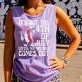Not 4Th July Until My Wiener Come Out Hotdog Women Comfort Colors Tank Top Violet