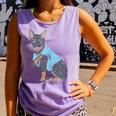 Heeler I Love Mom Animal Pet Red Blue Cattle Dog Women Comfort Colors Tank Top Violet