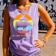 Be Kind To Every Kind Animal Rights Go Vegan Saying T Shir Comfort Colors Tank Top Violet