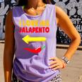I Love His Jalapeno Matching Couple Cinco De Mayo Womens Comfort Colors Tank Top Violet