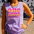 One Loved Grandma Mother Day Vintage Comfort Colors Tank Top Violet