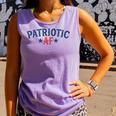 Patriotic Af 4Th Of July Graphic Novelty T Women Comfort Colors Tank Top Violet