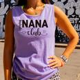 Praying Nana Club Christian Bible Religious Mama Mom Women Comfort Colors Tank Top Violet