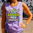 Proud Superhero Of A 2024 Boys Girls Pre-K Crew Graduation Comfort Colors Tank Top Violet
