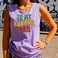 In My Runner Era Running Marathon Retro Groovy Vintage Comfort Colors Tank Top Violet