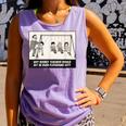 Science Teachers No Playground Duty Sarcastic Humour Comfort Colors Tank Top Violet