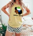 Afro Woman Sierra Leone Flag African Comfort Colors Tank Top Butter