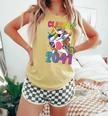 Class Of 2041 Girls Dabbing Unicorn Grow With Me Comfort Colors Tank Top Butter
