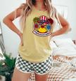 Firequacker 4Th Of July Rubber Duck Usa Flag Comfort Colors Tank Top Butter