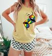 Gay Rainbow Lips Kissing Lgbt Flag Pride Month Women Comfort Colors Tank Top Butter