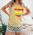 I Love His Jalapeno Matching Couple Cinco De Mayo Womens Comfort Colors Tank Top Butter