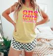 One Loved Grandma Mother Day Vintage Comfort Colors Tank Top Butter