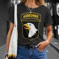 101St Airborne Division Military Veteran American Eagle Army T-Shirt Gifts for Her