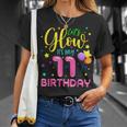 11Th B-Day Let's Glow It's My 11 Year Old Birthday Matching T-Shirt Gifts for Her