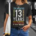 13Th Birthday 13 Years Old Vintage Retro 156 Months T-Shirt Gifts for Her